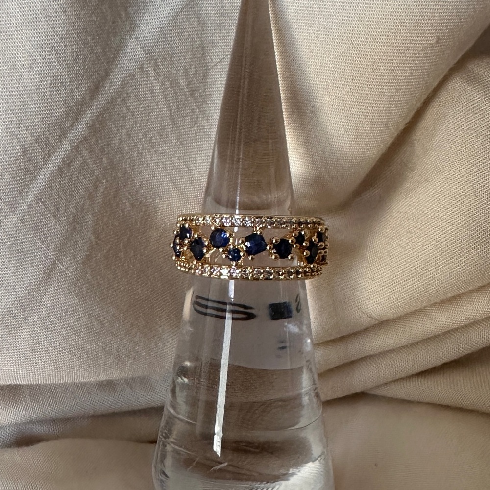 Bomb Party September Birthday 2024 ‘Scatter My Heart’ Ring RBP8152 Gold SZ 5